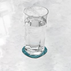 زیر لیوانی طرح قایق چوبی