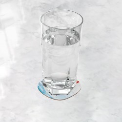 زیر لیوانی طرح ناخدا و اقیانوس آرام