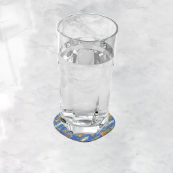 زیر لیوانی طرح پترن دریایی