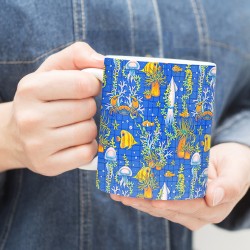 ماگ طرح پترن دریایی