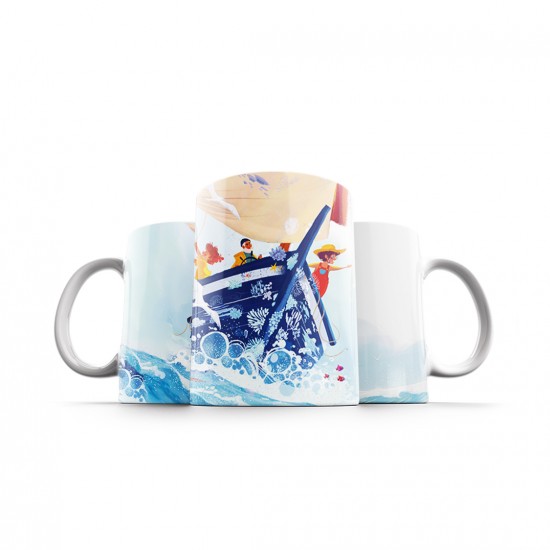 ماگ طرح ناخدا و اقیانوس آرام