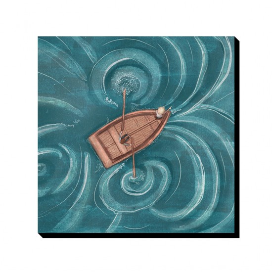 تابلو شاسی طرح قایق چوبی کد cfp1614