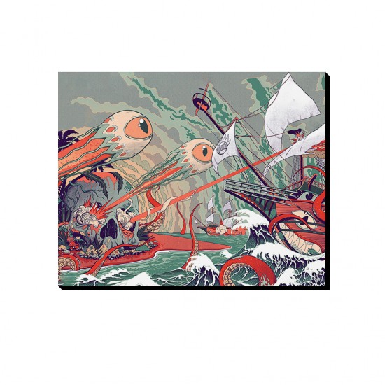 تابلو شاسی طرح نبرد هشت پا کد cfp1613