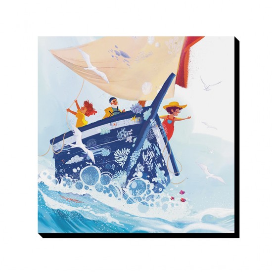 تابلو شاسی طرح ناخدا و اقیانوس آرام کد cfp1612