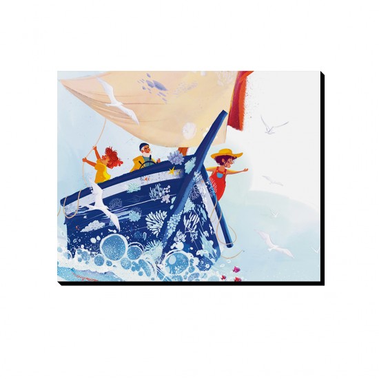 تابلو شاسی طرح ناخدا و اقیانوس آرام کد cfp1612