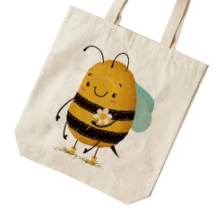 تت بگ متقال طرح زنبورک و گل بابونه