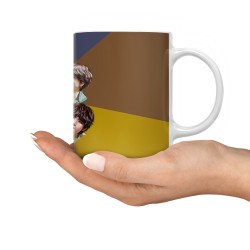 ماگ طرح دایره رنگین کمان گروه bts