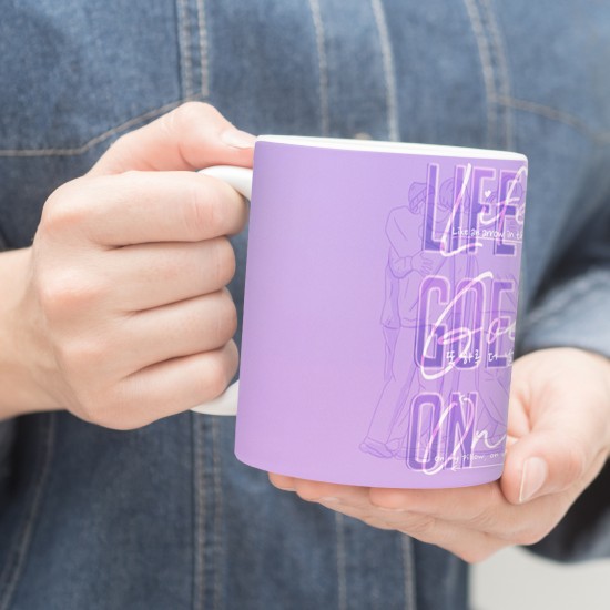 ماگ طرح آهنگ life goes on