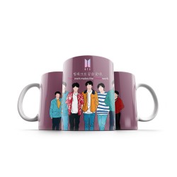 ماگ طرح شروع گروه bts