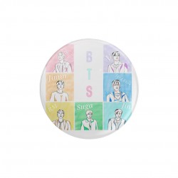 پیکسل طرح مینیمال رنگین کمان گروه bts کد cfp1650 