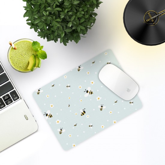 موس پد طرح زنبورک و گل بابونه