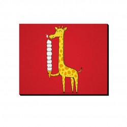 تابلو شاسی طرح زرافه بستنی خور کد cfp1167