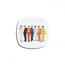 زیر لیوانی طرح اجرای گروه bts