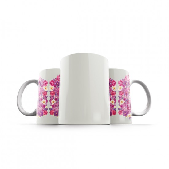 ماگ طرح flower bts