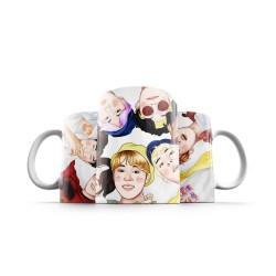 ماگ طرح سلفی گروه bts