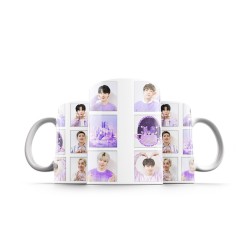 ماگ طرح pink bts