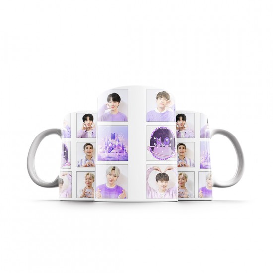 ماگ طرح pink bts