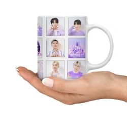 ماگ طرح pink bts
