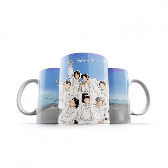 ماگ طرح سفر با bts