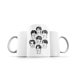 ماگ طرح minimal bts