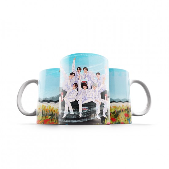ماگ طرح bts in the soop