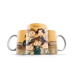 ماگ طرح chibi bts