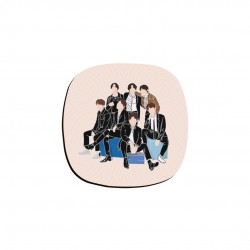 زیر لیوانی طرح the bangtan boys