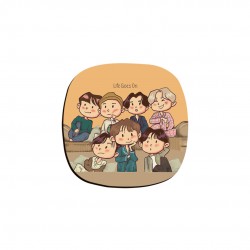 زیر لیوانی طرح chibi bts