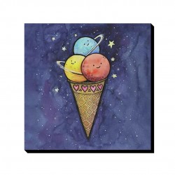 تابلو شاسی طرح بستنی کهکشانی کد cfp1493