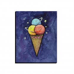 تابلو شاسی طرح بستنی کهکشانی کد cfp1493