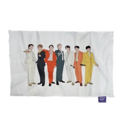 کادو پیچ پارچه‌ ای طرح اجرای گروه bts