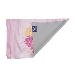 کادو پیچ پارچه‌ ای طرح رنگین کمان آبرنگی گروه bts