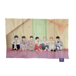 کادو پیچ پارچه‌ ای طرح bts در خانه
