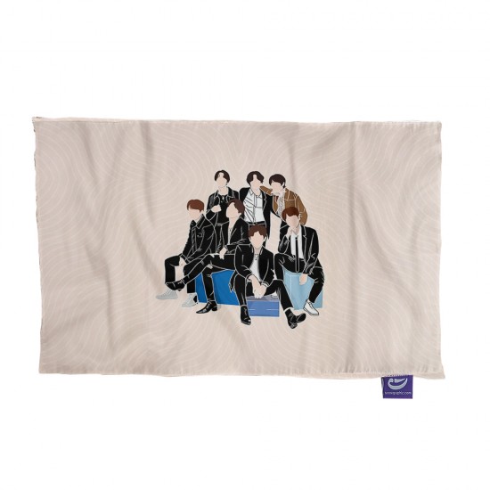 کادو پیچ پارچه‌ ای طرح the bangtan boys