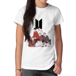 تیشرت طرح bts مینیمالیست کد cfp1671