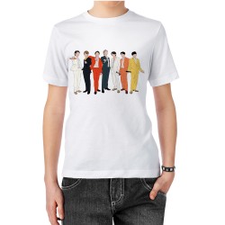 تیشرت طرح اجرای گروه bts کد cfp1657