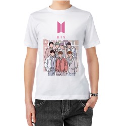 تیشرت طرح آهنگ dynamite گروه bts کد cfp1661  