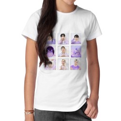 تیشرت طرح pink bts کد cfp1672