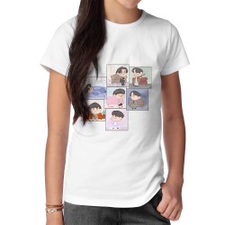 تیشرت طرح کاراکتر کیوت گروه bts کد cfp1663