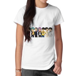 تیشرت طرح کاراکتر چیبی گروه bts کد cfp1655