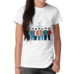 تیشرت طرح شروع گروه bts کد cfp1652