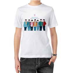 تیشرت طرح شروع گروه bts کد cfp1652