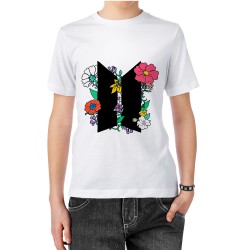 تیشرت طرح لوگو bts