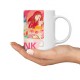 ماگ طرح asian girl black pink