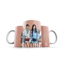 ماگ طرح blackpink illustration