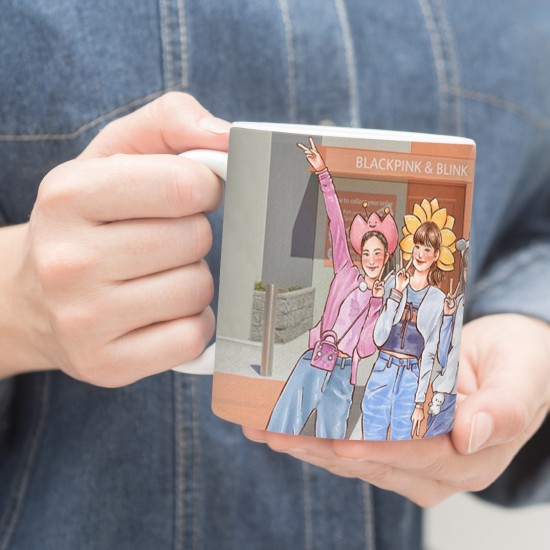 ماگ طرح طرفداران blackpink