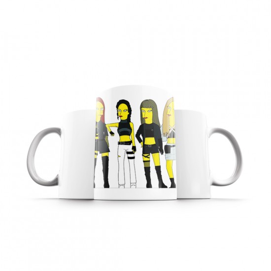 ماگ طرح blackpink simpson