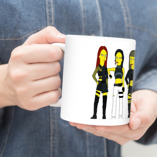 ماگ طرح blackpink simpson