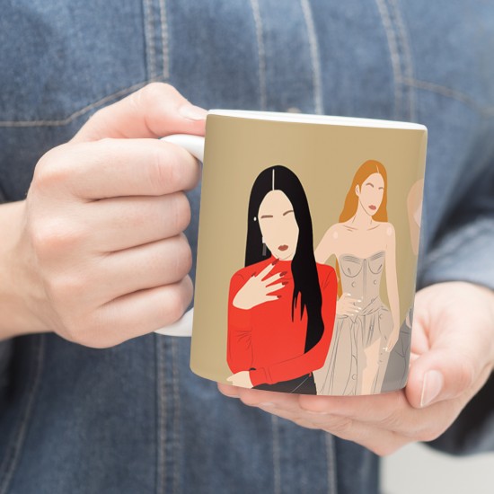ماگ طرح مینیمال گروه بلک پینک