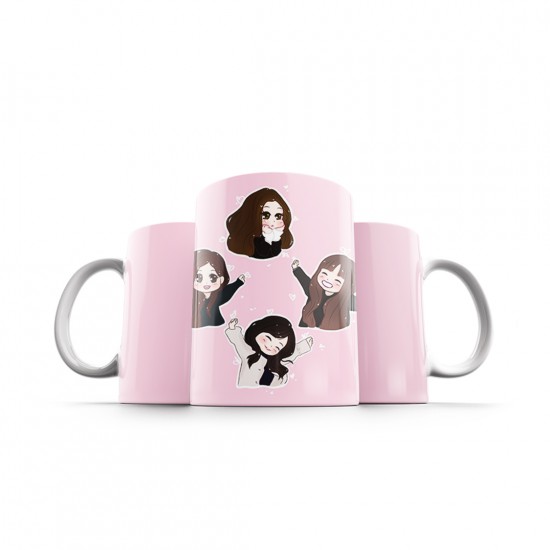 ماگ طرح super cute blackpink